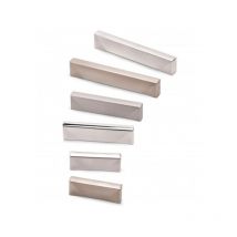 Estamp - Tirador Cubic 7481 - Cromo mate. 85x11x20mm. Entrepuntos 64mm.