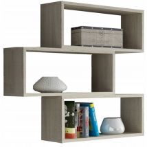 Adam - Estante colgante roble Sonoma, para una sala de libros