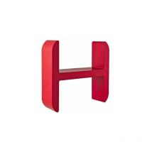 Damast - Estante con forma de letra h Lettering Cereza