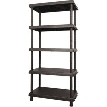 Artplast - Estante de 5 niveles hecho en polipropileno l 820 x p 400 x h 1.645 mm.