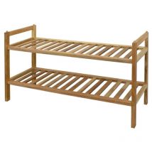 Deblanch - estante de baño apilable 70x27cm, madera