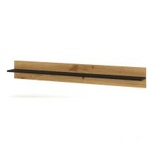 Bim Furniture - Estante de Pared anette b 151 cm roble artesanal / negro mate
