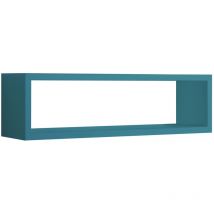 Sanitec - Estante de pared rectangular mod. Regolo Azul atolón