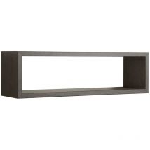 Estante de pared rectangular mod. Regolo Roble oscuro