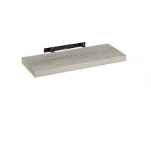 Wadiga - Estante de Pared de Madera mdf Gris de 60 cm -