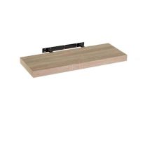 Wadiga - Estante de Pared de Madera mdf Natural de 23x60 cm -