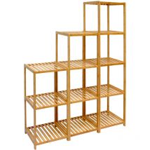 Dunedesign - Estantería de madera de bambú 5 anaqueles EPR-YU-118