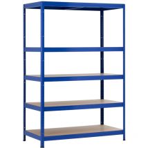 Orion91 - Estantería Modular de Acero con 5 Baldas Ajustables Estantería de Almacenaje para Uso Doméstico y Profesional , 180x120x60cm 1250Kg