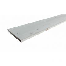 Estante rústico de abeto, L.120 x An.40 cm x Grosor 18 mm Centrale Brico