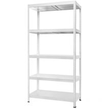 Kit 5 Estantes Classic Ar Shelving Blanco180x90x40cmBlanco 180x90x40cm