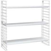 Bibliothèque TOMADO 3 étagères – Rangement élégant pour livres et objets – Mobilier d'intérieur