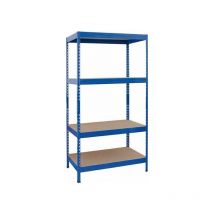 AR - Kit 4 Estantes Shelving Stabil Azul176x80x40cm176x80x40cm Azul