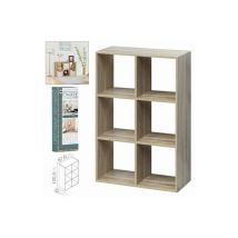 Fornord - estanteria 6 cubos 67.6 x 32 x 100.5 cm