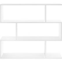 Dkit - Estantería baja Ibros en blanco 96 cm(alto)110 cm(ancho)25 cm(fondo). .