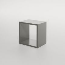 Plykit - Estantería cuadrada Cubo Dark grey