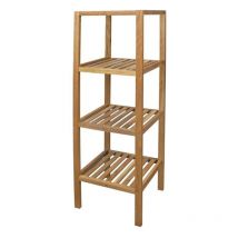 Deblanch - estantería de baño lotus, con 4 niveles, madera