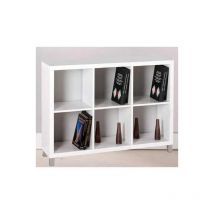 Estanteria Kubox 3x2 blanco