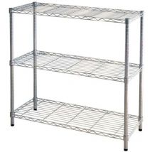 Kitcloset - estanteria stylo metalica 90 x 90 x 35 cm - 10003