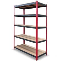 Catterhouse Rack Cargo Advance 120 Metallregal - 120x60x180cm aus verzinktem Stahl und mdf mit höhenverstellbaren Fachböden