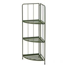 N.a. - progarden estanteria plegable esquina 42x30x90 cm negra , Estanteria plegable esquina 42x30x90 cm. negra Estante para plantas plegable de