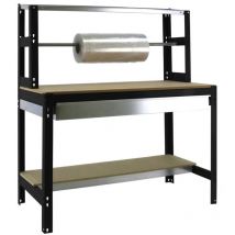 Simonrack - cahersa- mesa de trabajo simonwork BT4 box 1200 galva/madera 1445x1210x760