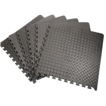 6PCS Esterilla Puzzle para Suelos de Gimnasio y Fitness, Colchonetas para Máquinas de Deporte, Alfombrilla de Ejercicio, Goma Eva Ideal para Yoga y