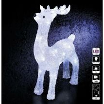 Renna illuminata da esterno H45cm 40 led + trasformatore - Feeric lights & christmas