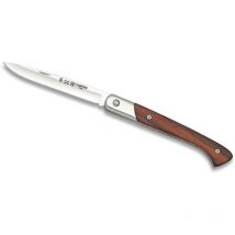 Fuienko - Estilete Camping 106 Miguel Nieto Miguel Nieto de 19,5 cm, avec feuille d'acier de 8,5 cm et mango en bois naturel d'olivier et chrome dur.