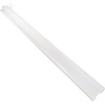 Happy - estor enrollable 100x180 blanco 3763 , Estor enrollable con diseño liso color blanco El tejido favorece la protección solar, ahorro