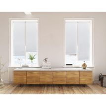 Estor enrollable clip&fix 90x180cm blanco nieve stor planet