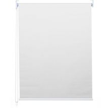 Estor enrollable opaco para ventana protección solar estor lateral 60x230cm blanco opaco 040004592