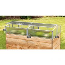 Juwel - Estructura fría térmica 200 (invernadero / casa térmica) adecuada para camas elevadas 2 x 1 m - 20443