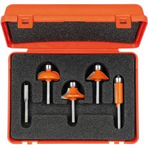 CMT - 900.005.03 estuche 5 fresas rectas y perf. S=8 hw dx