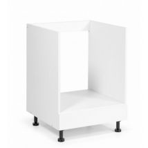 Mueble horno madera melamínico blanco h.82x60x59