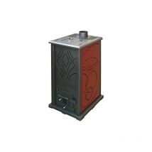 Poêle à Biomasse Granulé-Marc d'olive Modèle eco nova 10 kW. Fonctionne sans lumière. Couleur Bordeaux - Joima