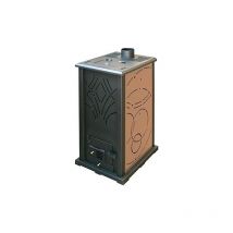 Poêle à Biomasse Granulé-Marc d'olive Modèle eco nova 10 kW. Fonctionne sans lumière. Couleur Bordeaux - Joima