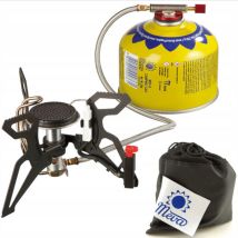 Hornilla De Camping Con Calentador De Gas Y Encendedor Piezoeléctrico Spider Pro 3kw