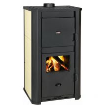 Prity - Estufa de combustible sólido con caldera - 31.5 kw wdw 29 d