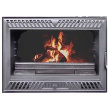 Casette Insert Leña Inuk Iron Ventilada - 8 Kw