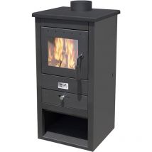 Mille Srl - Estufa de leña 13 kW 44x45x94