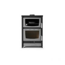 Prensastove - prensa stove Ares - Estufa de Leña con Horno 15.55KW, Eficiencia 79.24%, Diseño Premium