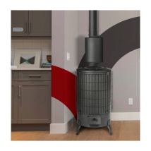 Theca - estufa de leña 4 ecodesign