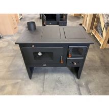 Prity - Estufa de Leña con Horno y Salida de Humos a la Izquierda 2P50 - 16 kW
