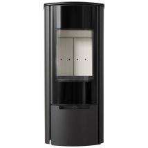 Kratki - bricosol Estufa de leña de acero enyo-r ø 150 8 Kw