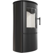 Azura Home Design - bricosol Estufa de leña de acero kratki falcon ø 150 10 Kw