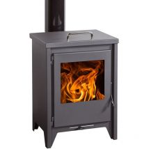 Panadero - Estufa de leña Eco design Bordeaux Premium 7'4 Kw - Juan