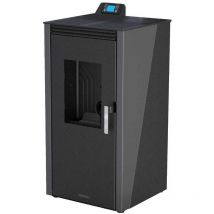 Boreal - bricosol estufa de pellet 12 kw gris