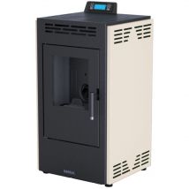 Boreal - bricosol estufa de pellet 9 kw marfil