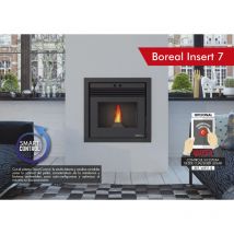 Boreal - bricosol estufa de pellet insertable modelo insert 7 kw