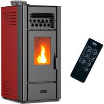 Estufa de pellets de aire Anita 10 kW Sannover Burdeos
